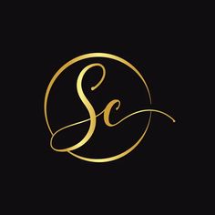 the letter s is inscribed in gold on a black background