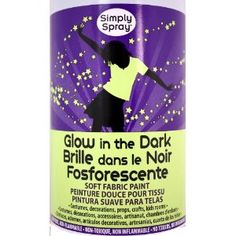 simply spray paint glow in the dark purple