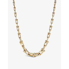 Find TIFFANY & CO. Hardwear Graduated Link 18ct Necklace 18in on Editorialist. | Tiffany & Co. 18ct gold necklace100% 18ct goldSpring-ring clasp fasteningInterlocking graduated link design, chunky chainMade in ItalyChain length: 18”Please use a soft, dry polishing clothTo learn more about this product or for expert styling services, get in touch with our Personal Shopping team Tiffany And Co Necklace Gold, Tiffany Hardwear, Tiffany Gold, Styling Services, Tiffany And Co Necklace, Tiffany Necklace, Fringed Belt, Link Design, Chain Strap Bag