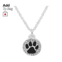 in stock Black Adjustable Charm Necklace, Nickel-free Black Round Pendant Charm Necklace, Friends Jewelry, Black Puppy, Friend Jewelry, Pave Pendant, Big Clothes, Holiday Trends, Beauty Gift Sets