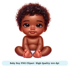 Baby Boy Cartoon Images, Boss Baby Png, Baby Boy Images, Black Baby Boy, Baby Boy Cartoon, Blasian Babies, Cute Black Baby Boys, Black Baby Art, Decor Birthday Party