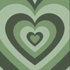 two hearts are in the middle of a green and white background with black lines on it