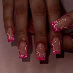 Trending Nail Colors, Nail Colors And Designs, French Tip Acrylic Nails, Simple Acrylic Nails, Work Nails, Dope Nail Designs