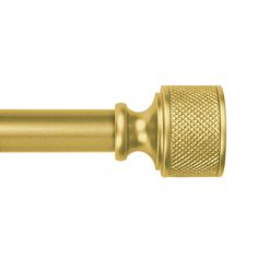 an image of a gold curtain rod