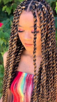 Afro Twist, Twisted Hair, Fri Yay, African Hair Braiding Styles, Braided Cornrow Hairstyles, Twist Styles, Protective Hairstyles Braids