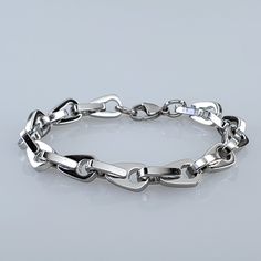 Brand New Men's White Gold Chain Link Bracelet Genuine 14k White Gold Plated Sterling Silver Length - 8" (Most Common Men's Size) Retail Price $400 Buy With Confidence From A Trusted Seller With A 99%+ Feedback Rating! A0339 (Id-1910) 925 Sterling Silver Jewelry For Men, Formal Silver Tarnish-resistant Chain Bracelet, White Gold Chain Bracelet For Anniversary, Oval Link Stainless Steel Jewelry With Polished Finish, Stainless Steel Jewelry With Silver Chain And Rectangular Links, Silver Box Chain Bracelet For Anniversary, Silver Tarnish Resistant Chain Bracelet For Anniversary, Formal Stainless Steel Jewelry With Rectangular Links, Anniversary Silver Chain Bracelet With Solid Link