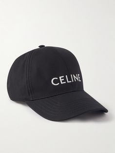 CELINE HOMME keeps it simple with this baseball cap. It’s been made in France from cotton-gabardine and is embroidered with the brand’s logo above the brim. Adjust the back tab for a comfortable fit. Logo Cotton Baseball Cap With Flat Brim, Flat Brim Cotton Baseball Cap With Logo, Cotton Baseball Cap With Logo And Flat Brim, Celine Cap, Celine Logo, Cap For Men, S Logo, Black Logo, Mr Porter