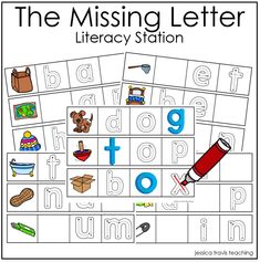 the missing letter worksheet for preschool