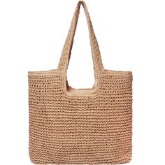 PRICES MAY VARY. 【Handmade Straw Material】-This beach bag is crafted from high-quality natural straw, polyester lining with zipper closure. Lightweight and environmental. 【Size】- Straw tote bag measuring 17.3" x 15.6" x 2.3" with a 9.6" handle. Great to be used as a beach tote, shoulder bag, handbag. 【Large Capacity】-The straw bag is big enough to hold ipad, wallet, A4 magazine, wallet, lipstick, perfume etc, meet daily storage needs. 【Simple Natural Design】-Women summer natural boho beach bag, Beachy Handwoven Straw Bag For Beach Season, Handwoven Straw Beach Bag For Daily Use, Daily Use Braided Straw Beach Bag, Handwoven Straw Beach Bag In Natural Color, Beachy Straw Crochet Tote Bag, Straw Beach Tote, Boho Handbags, Straw Beach Bag, Beach Tote Bag