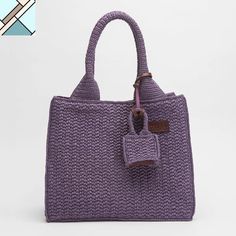 100% Handmade 100% Paper String 100% Vegetal Leather Made in Turkey Bag Body Height: 33 cm / 13 inches Bag Body Width: 40 cm / 15.7 inches Strap Height: 21 cm / 8.3 inches Turkey Bag, Turkey In A Bag, Metal Accessories, Purple Bags, Large Tote Bag, Black Tote Bag, Large Tote, Top Handle Bag, Tote Bag