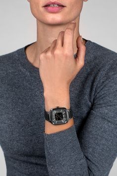 Directly from the vendor. Usually ships within 4 to 6 business days. 100% Authentic with 2-Year RADO Backed Warranty Included. Authorized RADO Retailer. The True Square has a diameter of 38 mm and consists of a polished plasma high-tech ceramic case and crown and a flat sapphire crystal. Thanks to a Rado R763 automatic movement, the watch keeps precise and reliable time. The rose gold coloured hands and indexes with white Super-LumiNova® match perfectly with the dial that includes a grey stamped Formal Digital Watch With Rectangular Analog Display, Modern Business Digital Watch With Round Dial, Designer Black Watch With Skeleton Dial, Designer Automatic Watch Accessories With Rectangular Dial, Designer Watches With Analog Display And Round Dial, Designer Analog Watch With Round Dial, Designer Analog Display Watch, Designer Black Watch With Analog Display, Modern Black Digital Watch For Business