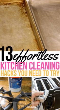 kitchen cleaning hacks you need to try