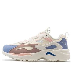 (WMNS) Fila Tracer VNTG Running Shoes GS White/Blue/Pink T12W041111FSL (SNKR/Retro/Low Top/Women's/Dad Shoes) Pink Chunky Sneakers For Sports With Rubber Sole, Pink Chunky Sneakers With Rubber Sole For Sports, Pink Low-top Chunky Sneakers With Rubber Sole, Pink Sporty Chunky Sneakers With Rubber Sole, Sporty Pink Chunky Sneakers With Rubber Sole, Pink Chunky Sneakers With Branded Insole, Pink Low-top Chunky Sneakers, Pink Chunky Synthetic Sneakers For Streetwear, Pink Synthetic Chunky Sneakers For Streetwear