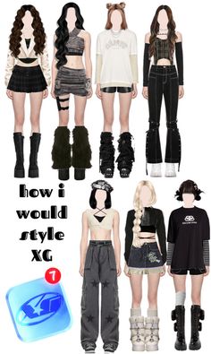 Fashion Vocabulary, 2000s Aesthetic, Outfit Shoplook, Inspired Outfits, Stage Outfits, Kpop Outfits, Outfits Aesthetic, Concert Outfit, Outfit Inspirations