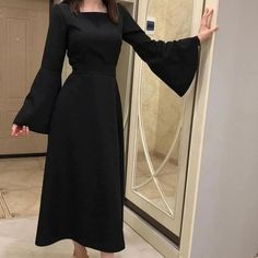 Simple Black Dress Classy, Elegant Black Prom Dresses, Prom Dresses A Line, Dresses A Line, Gown For Women, Black Prom, Evening Dresses Cocktail, Party Gown, Black Prom Dresses