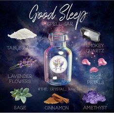 Sleeping Spell Jar, Sleep Protection Spell Jar, Spell Jar For Sleep, Nightmare Spell Jar, Sleep Well Spell Jar, Good Sleep Spell Jar, Calming Spell Jar, Good Sleep Spell, Charm Bags Witchcraft