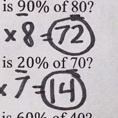 a piece of paper that has some type of writing on it with numbers and symbols