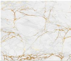 white and gold marble textured wallpaper with golden veining on the top right side