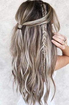 Half-Up & Dutch Braid #messyhair #halfup #braids ❤ There are so many ways to wear messy hair! Buns for short bob, braid updo styles for medium hair, waves and ponytails for long hair, and lots of messy inspo are here! ❤ #lovehairstyles #hair #hairstyles #haircuts Messy Hair Look, Updo Styles, Hairstyles Braided, Messy Hair, Dutch Braid, Braided Updo, Box Braids Hairstyles