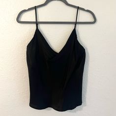 Zara Women’s Black Satin Cowl Neck Tank Top Size: L Color: Black Condition: New With Tags Black Satin Cowl Neck Tank Top. Cute Little Going Out Top, I Honestly Bought It Impulsively To Prep For A Wedding Rehearsal Dinner And Didn’t End Up Wearing It And Forgot I Had It. Feels Thick And Is Nice Quality! If You Zoom In On The Back There Are Buttons Too, Cute Lil Detail. Zara Chic V-neck Camisole, Zara V-neck Camisole For Night Out, Chic Zara V-neck Camisole, Zara Cami Top For Night Out, Zara Cami Camisole For Night Out, Zara Camisole For Night Out, Elegant Zara V-neck Camisole, Elegant Zara Camisole For Party, Zara Cami Tank Top For Night Out