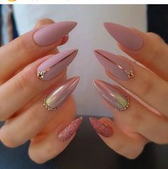 Stiletto Nail Art, Casual Nails, Hot Nails, Elegant Nails, Pretty Acrylic Nails, Best Acrylic Nails, Nail Polishes