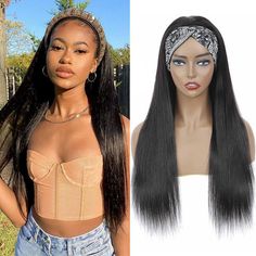 PRODUCT FEATURES： Item: Headband Straight Wig Human Hair Material: Best Selected 100% Unprocessed Natural Human Hair Hair Type: Brazilian Density: 150% 180% 200% Cap Size: Average Size Hair Color: Natural Color Can be Dyed, Bleached, Straightened and Restyled as you like. Hair Length: 10-32 Inch Note :the Hair Length Need to be Stretch to Straight to Measure the Length from Head Spin to the Longest Hair at Button. Lifespan: Longer service life,Treat it like your own hair and take very good care Longest Hair, Wigs Glueless, Natural Human Hair, Half Wigs, Peruvian Hair, Headband Wigs, Scarf Headband, Straight Human Hair, Hair Length