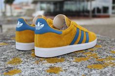 #women's #Lady’s #shoes #Adidas #sneakers #casuals  #sport #Yellow #favorite #design #chic #fashion #ideas #style #cool #footwear Adidas Shoes Mens Sneakers, Adidas Originals Jacket, Pretty Flats, Adidas Retro, Sports Shoes Outfit, Shoes Adidas, Adidas Gazelle Sneaker