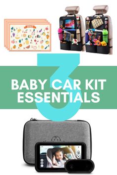 baby car kit essentials with text overlay