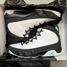 Air Jordan 9 Retro - Brand New Unworn White Lace-up Jordan Shoes With Air Cushioning, Jordan Retro 1 Low, Air Jordan 9 Retro, Jordan Retro 6, Jordan Retro 12, Jordan Retro 11, Jordan 9 Retro, Air Jordan 9, Jordan 9