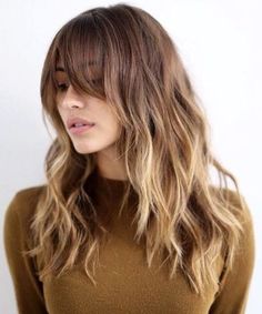 Hottest New Long Hairstyles 2016 with Bangs - Top 15 Most Fabulous Long Hairstyles Declared in 2016. So Stunning Long Hairstyles That Will Surly Make You Jaw Dropping. Hair Blond, Ricky Gervais, Long Layered Haircuts, Haircuts For Long Hair, Fall Hair Color, Hair Color Trends, Ombre Hair, Hair Day