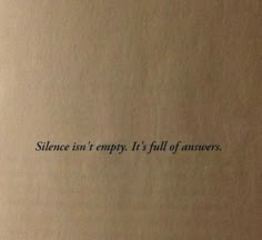 a piece of paper with writing on it that says science isn't empty, it's full of answers