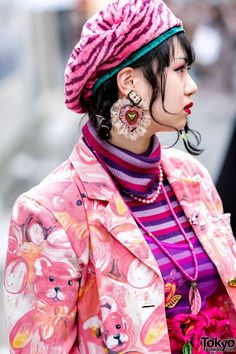 Mixing Prints Fashion, Unusual Clothes, Anna Sui, College Fashion, Mixing Prints, Kawaii Fashion