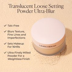 Discover cult-favorite Translucent Loose Setting Powder in shade Translucent in both our original formula and Ultra-Blur for 16 hours of weightless wear. Set and maintain your foundation for incredible staying power so skin looks and feels flawless. Translucent Loose Setting Powder Original: Set, don’t settle with the original Translucent Loose Setting Powder, now with 24HR Shine Control! Translucent Loose Setting Powder is beloved for its 16HR wear and iconic soft-focus finish with zero flashba Setting Powders, Instant Tan, Loose Setting Powder, Translucent Powder, First Aid Beauty, Moisturizer With Spf, Tanning Lotion, Soft Focus, Makeup Set