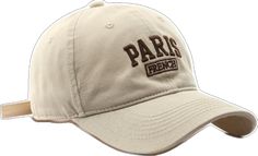 Casual Cream Six-panel Baseball Cap, Casual Breathable Dad Hat, Casual Dad Hat For Sports Events, Casual Dad Hat With Curved Brim For Sports Events, Casual Dad Hat Visor For Sports, Casual Breathable Adjustable Hat, Casual Dad Hat With Visor For Sports, Casual Adjustable Fit Hat For Streetwear, Casual Adjustable Dad Hat For Sports