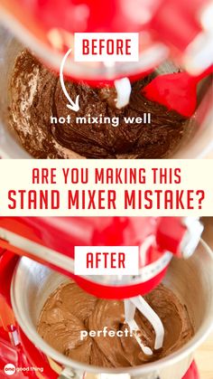 stand mixer batter before and after Things To Make With Stand Mixer, Healthy Kitchenaid Mixer Recipes, Kitchenaid Mixer Recipes, Best Kitchenaid Mixer, Kitchenaid Artisan Stand Mixer, Kitchen Stand Mixer