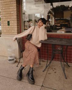 Pijamas Women, Millennials Fashion, Look Vintage, Autumn Outfit, Casual Fall Outfits, Mode Vintage, Looks Style