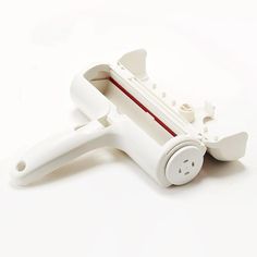 an electric toothbrush holder on a white background with clippings to the side