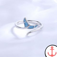 |200000369:200001539;200007763:201336100 Ocean-inspired Promise Ring, Light Blue Ocean-inspired Jewelry For Gift, Ocean-inspired Light Blue Jewelry For Gift, Light Blue Ocean-inspired Jewelry Gift, Ocean-inspired Blue Ring For Gift, Ocean-inspired Blue Ring For Gifts, Ocean-inspired Blue Rings As Gifts, Silver Nautical Rings As Gifts, Silver Nautical Style Ring As A Gift