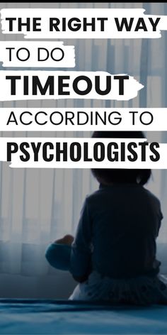 the right way to do timeout according to psychologists