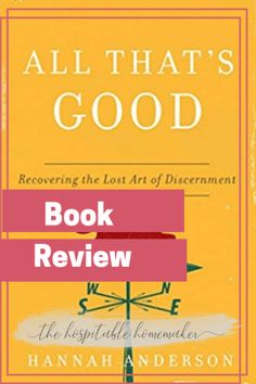 the book cover for all that's good, with an arrow pointing to it