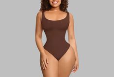 Seamless full coverage body shaper that flattens your tummy and controls bulging. Women's Shapewear, Body Shaper, Body Shapers, Shapewear, Workout Clothes, Apparel Accessories, Black And Brown, Topshop, Man Shop