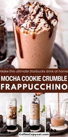 mocha cookie crumble frappuccino drink recipe