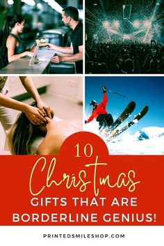 christmas gifts that are borderline genius with the words, 10 christmas gifts that are borderline genius