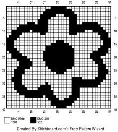 a black and white cross stitch pattern with the words, created by person's free pattern wizard