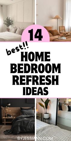 14 Best Home Bedroom Refresh Ideas Bedroom Revamp, Bedroom Sanctuary, Bedroom Hacks, Minimalist Bedroom Design, Bedroom Decor Cozy, Bedroom Decor Design, Modern Bedroom Decor, Bedroom Refresh, Bedroom Layouts