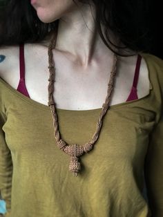 Boho Long Necklace, Tribal Macrame Necklace, Ethnic Macrame Jewelry, Talisman Necklace, Talisman Jewelry, Micro Macrame Necklace, Elf Jewel Mens Macrame Necklace, Macrame Necklace For Men, Micro Macrame Necklace, Primitive Jewelry, Boho Choker Necklace, Collar Macrame, Long Necklace Boho, Talisman Jewelry, Talisman Necklace