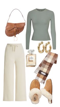 Ugg Cozy Outfit, Stockholm Comfy Outfits, Home Look Outfit, Coquette Winter Essentials, Comfy Winter Outfits Coquette, Winter Outfit Guide, Ugg’s Outfit Aesthetic, Cozy Winter Outfits, Fits Clothes