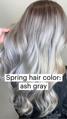 Cut through spring showers with silver, ash gray hair. See how this moon-inspired hair color looks on short, medium-length and long hairstyles. Looking to preserve your silver strands? Visit aveda.com to find hair care designed to maintain vibrancy.

#AvedaColor #SilverHair #AshGrayHair #GrayHair #HairColorIdeas #2022Hairstyles Ash Gray Hair, Hair Color Ash, Silver Ash, Spring Showers, Spring Hair Color, Spring Hair, Ash Gray, Long Hairstyles, Gray Hair