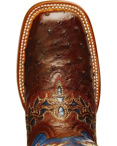 Lucchese Women's Handmade 1883 Amberlyn Full Quill Ostrich Boots - Square Toe , Sienna Cowgirl Boots Square Toed, Lucchese Boots, Cowgirl Fashion, Ostrich Boots, Corral Boots, Fashionable Snow Boots, Boots Square Toe, Handmade Boot, Mens Cowboy