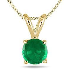 METAL SPECIFICATIONS Metal Name: Yellow Gold 14K STONE SPECIFICATIONS Stone Name: EMERALD Stone Cut : Round cut Stone Specifications: There is one emerald in the center of approx. 12.00 carats. Natural earth mined stone. Total Stone Weight: approx. 12.00 carats Color : Green Clarity : AAA PENDANT SPECIFICATIONS Length : 16” (Can change length, please indicate about change with payment) Appraised Value : $ 27288.00 Comes with a FREE APPRAISAL All kinds of customization and options available for Metals, Diamonds and sizes etc. Emerald Necklace Pendant, Solitaire Diamond Pendant, Dainty Diamond Necklace, Gemstone Pendant Necklace, Round Solitaire, Diamond Jewelry Designs, Emerald Pendant, Round Diamond Engagement Rings, Emerald Necklace